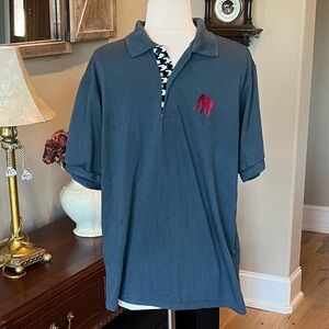 University of Alabama Slate Blue Polo Elephant Mens Womens
